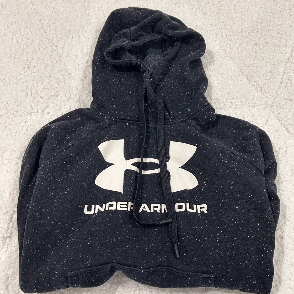 GUC Under Armour Black Speckled Hoodie - Medium